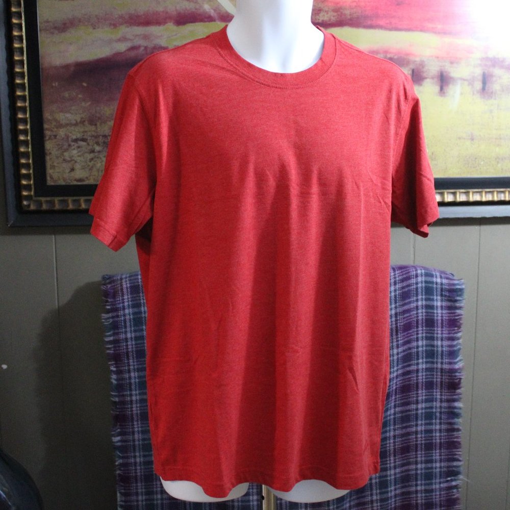 Eddie Bauer Cotton Blend Red Tee Shirt